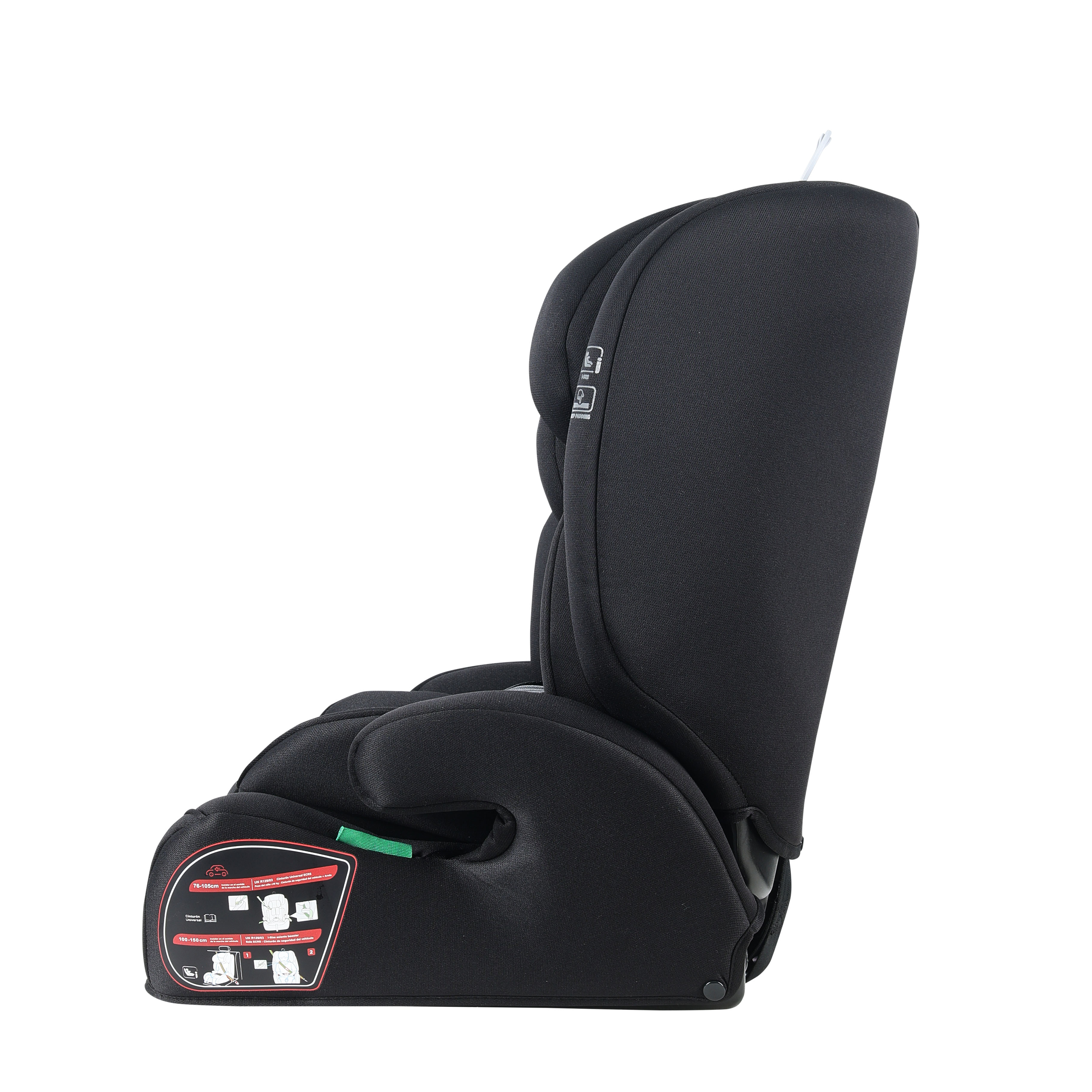 SILLA DE AUTO CARESTINO GIRONA I-SIZE 76-150CM VERDE MILITAR - 3
