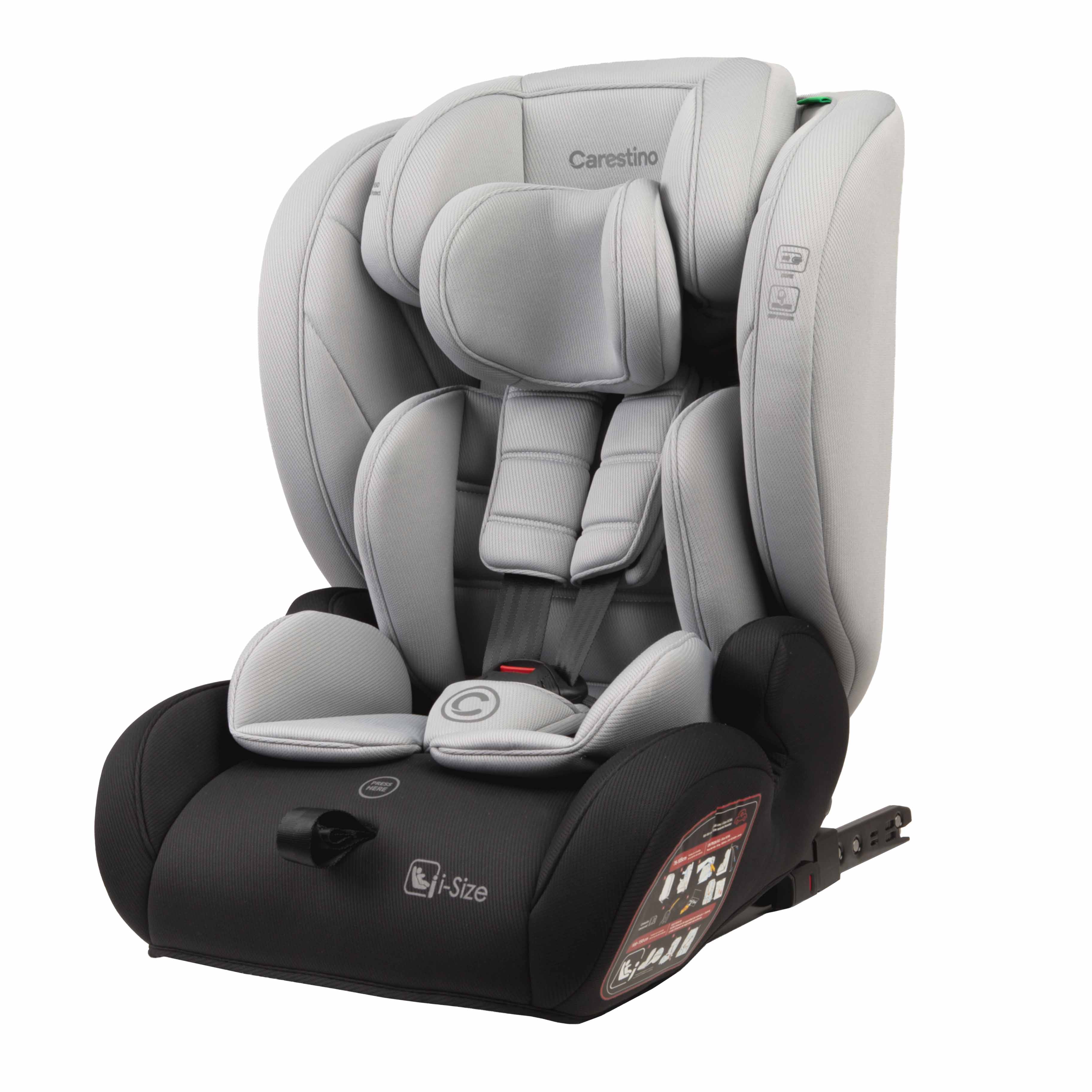 SILLA DE AUTO CARESTINO MUNICH I-SIZE 76-150CM ISOFIX NEGRO - 1