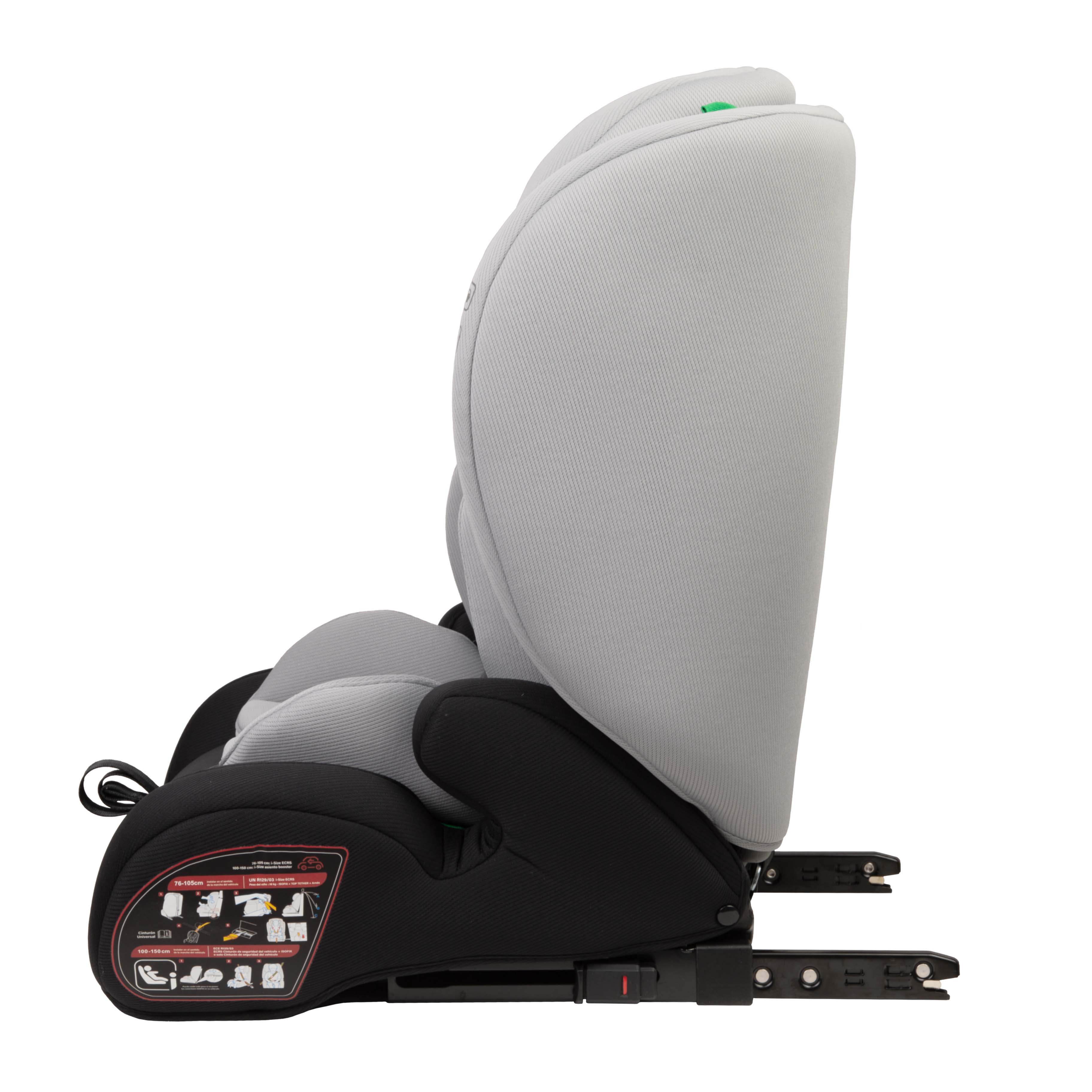 SILLA DE AUTO CARESTINO MUNICH I-SIZE 76-150CM ISOFIX NEGRO - 3