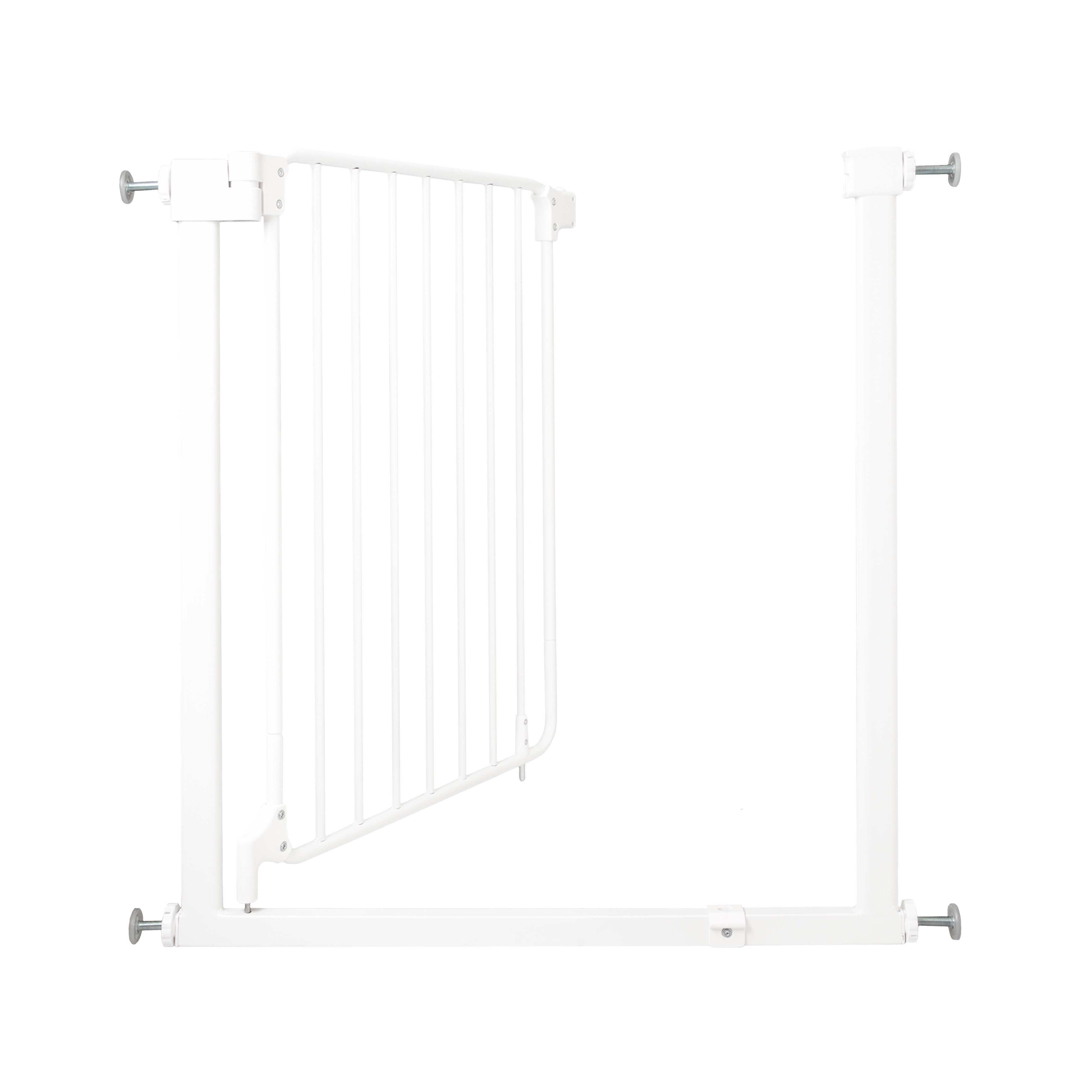 REJA DE SEGURIDAD METÁLICA CARESTINO CON EXTENSIÓN BLANCO - 2