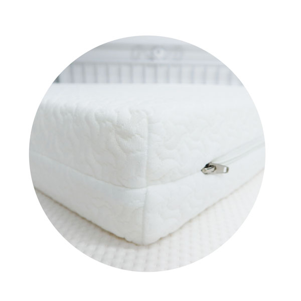 COLCHÓN IMPERMEABLE CARESTINO PARA CUNA CORRAL 104X70X9CM BLANCO - 5