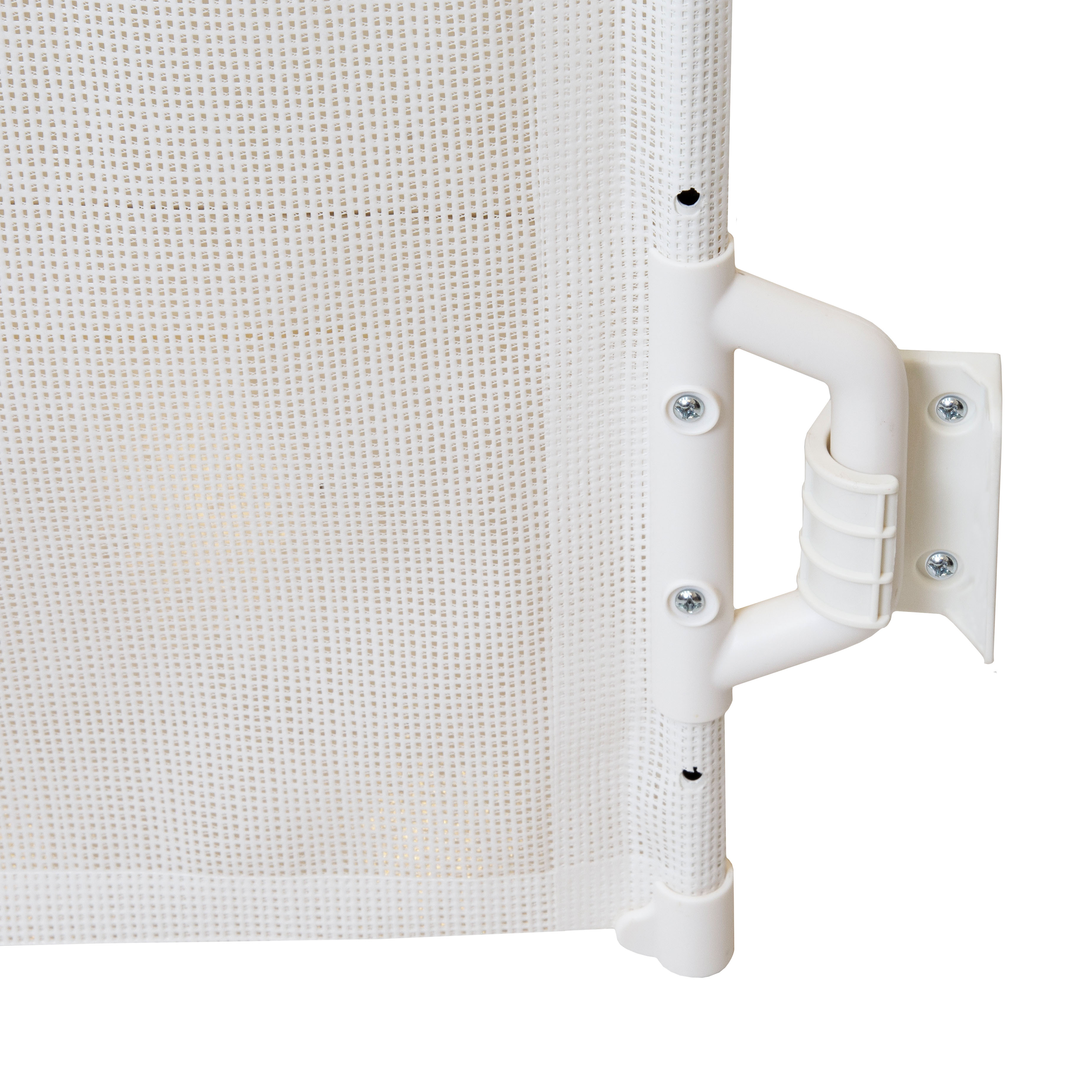 REJA DE SEGURIDAD RETRÁCTIL CARESTINO 140X84CM BLANCO - 2