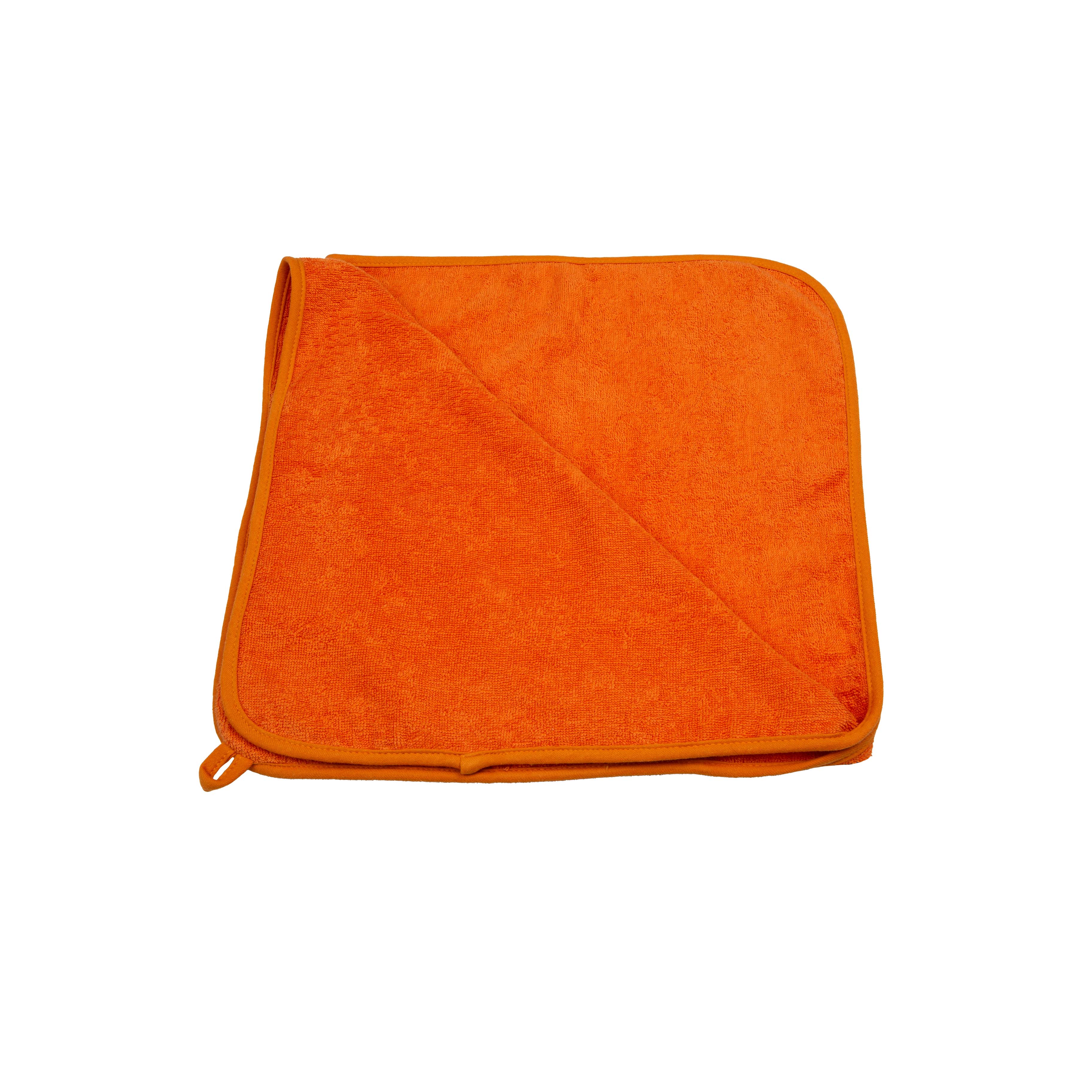 TOALLA CON CAPUCHA CARESTINO 75X75CM ZORRO CANELA - 3