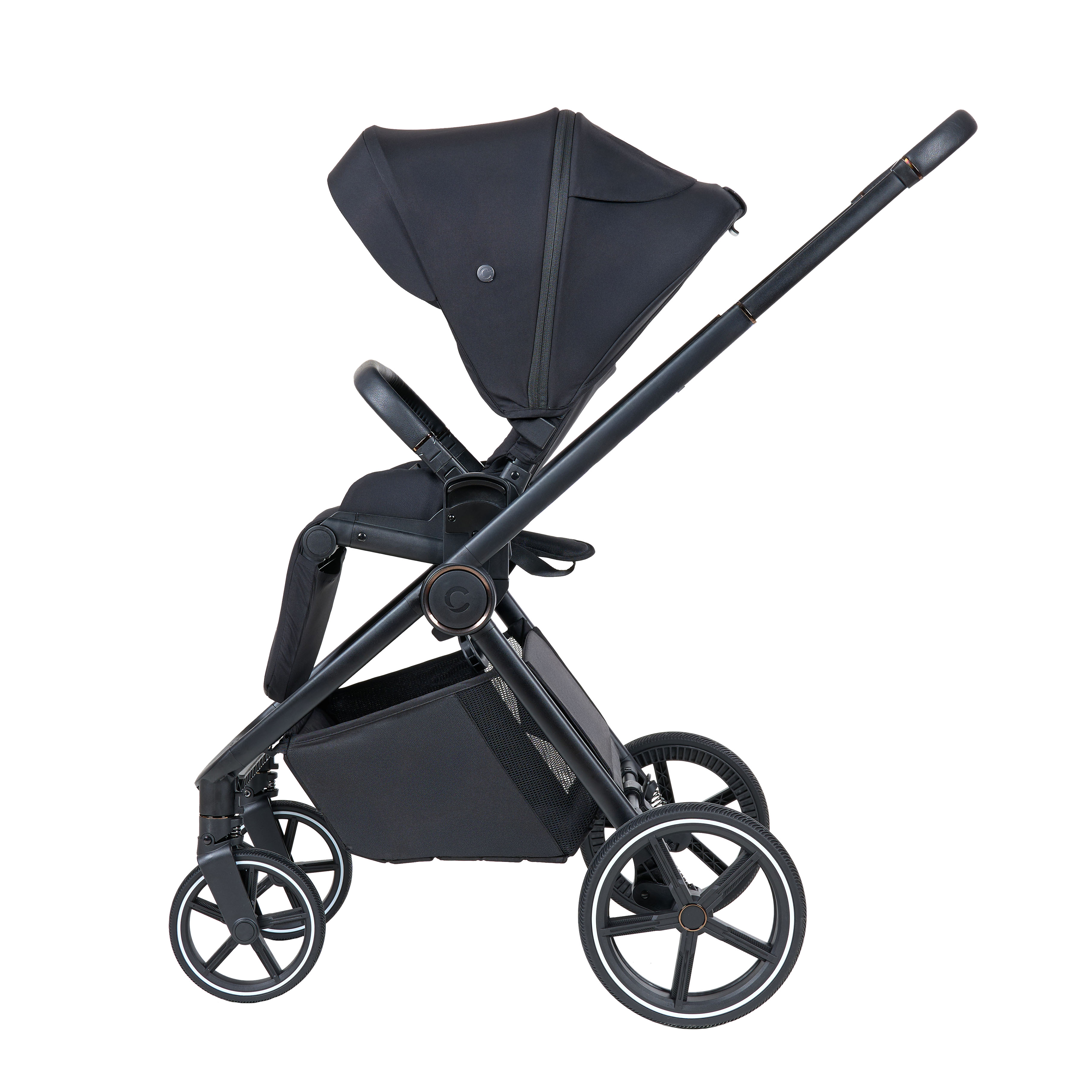 COCHE CARESTINO BEVERLY V4 CON ACCESORIOS VERDE MUSGO - 2