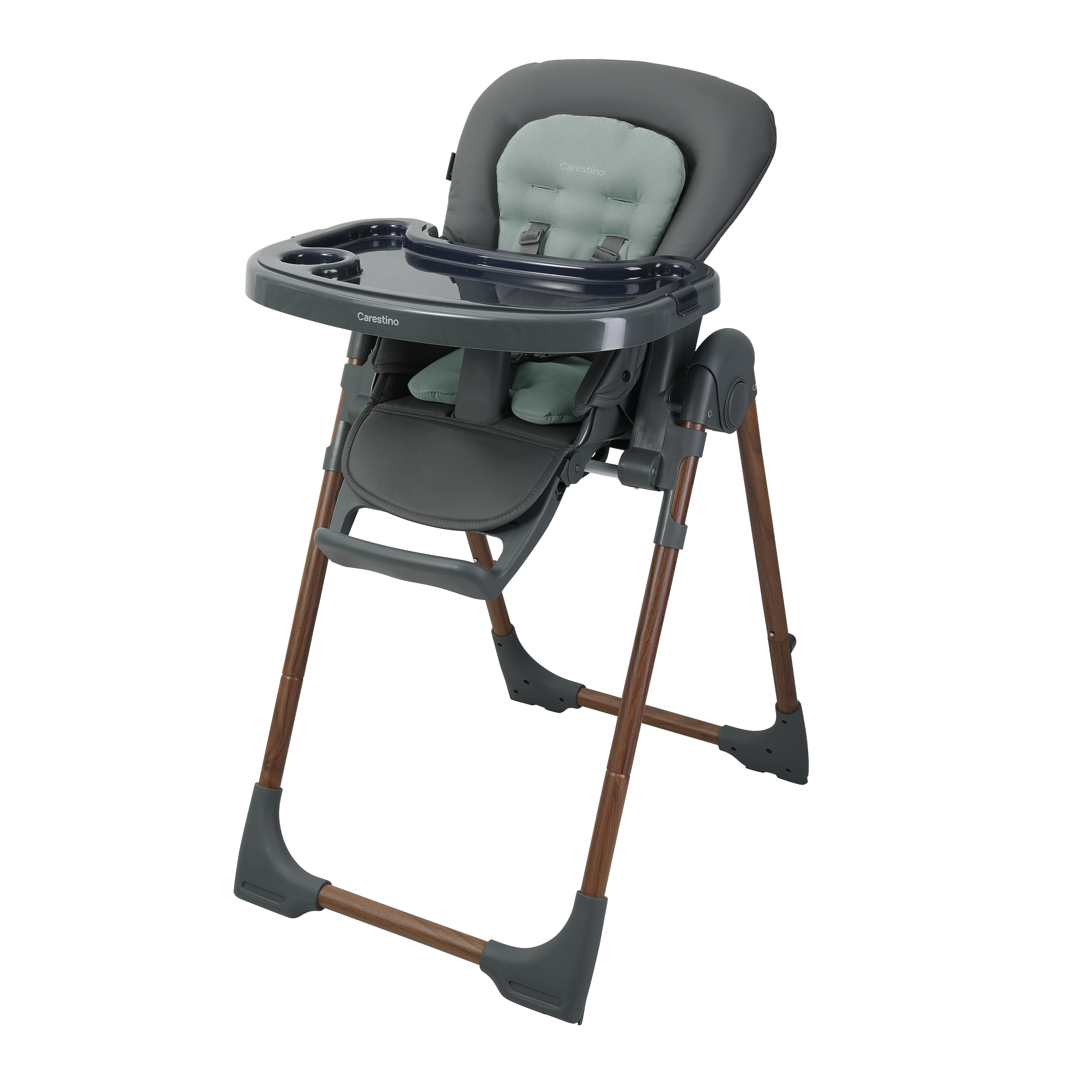 SILLA DE COMER CARESTINO MALMO CON PAD VERDE SECO - 1