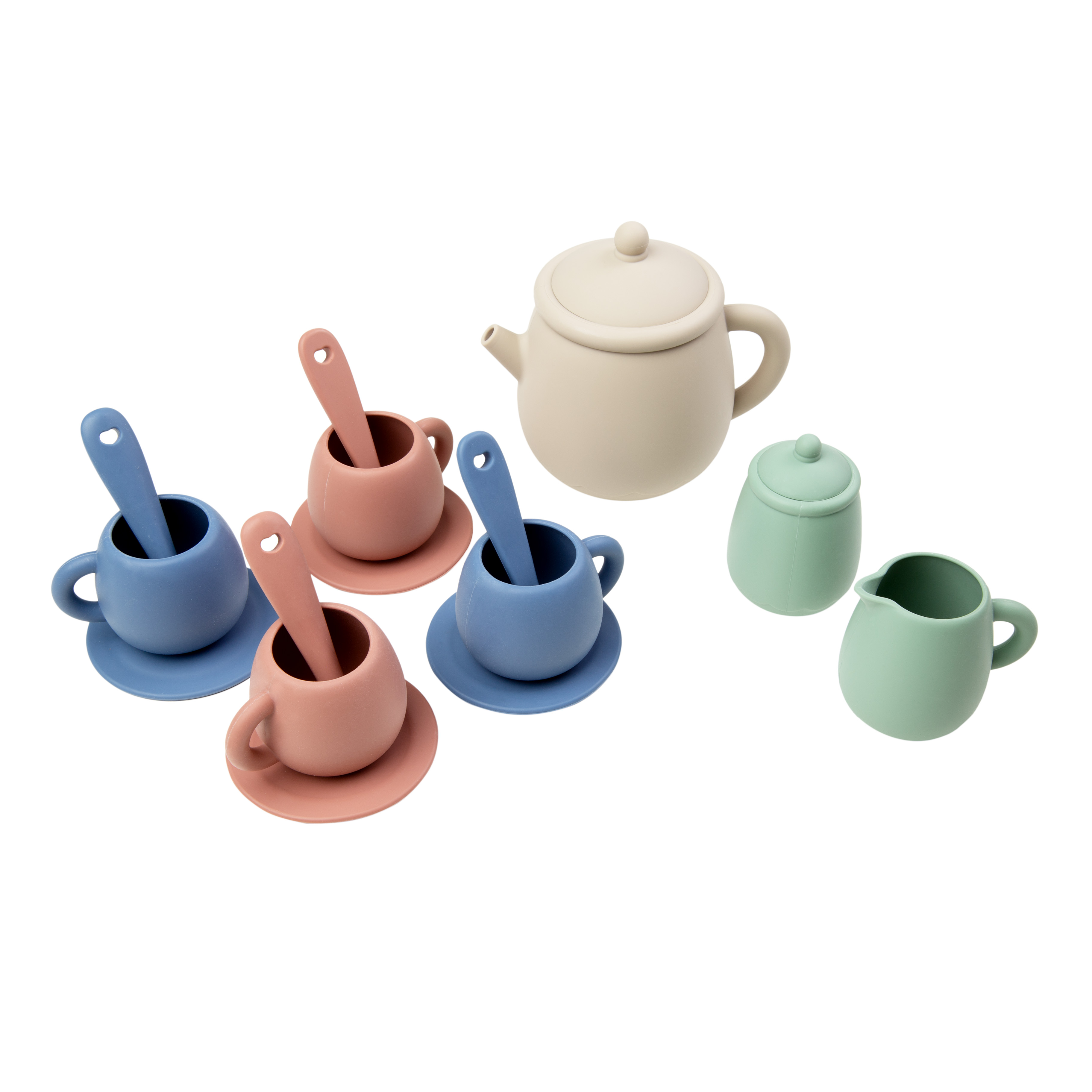 SET DE TÉ DE SILICONA CARESTINO MIX DE COLORES - 1