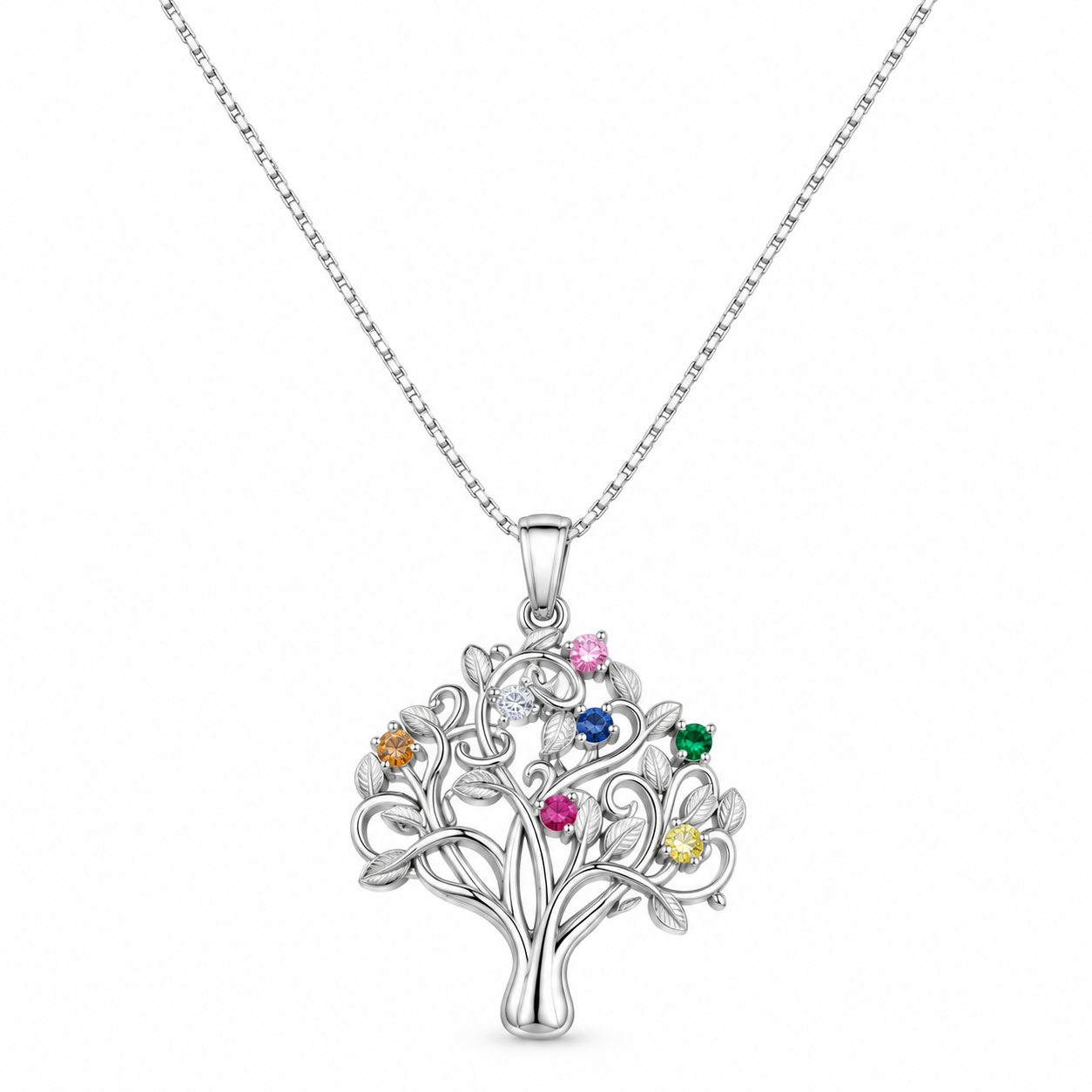 COLLAR MUJER  ÁRBOL DE LA VIDA PLATA 925 - 1