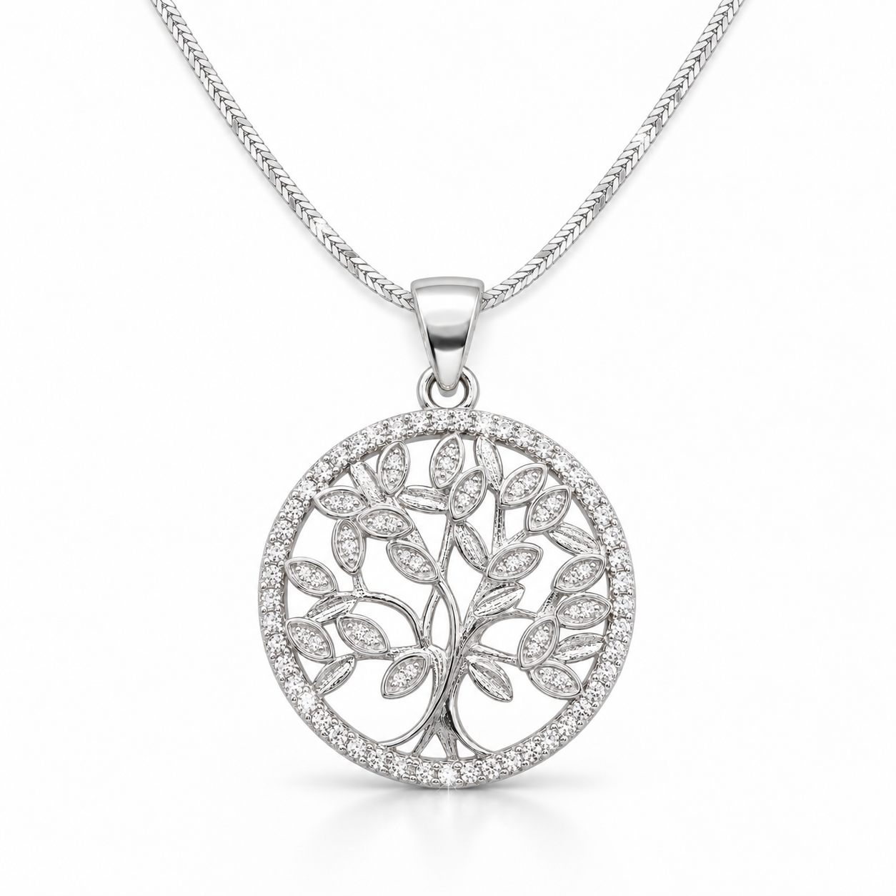 COLLAR MUJER ÁRBOL DE LA VIDA PLATA 925 - 1