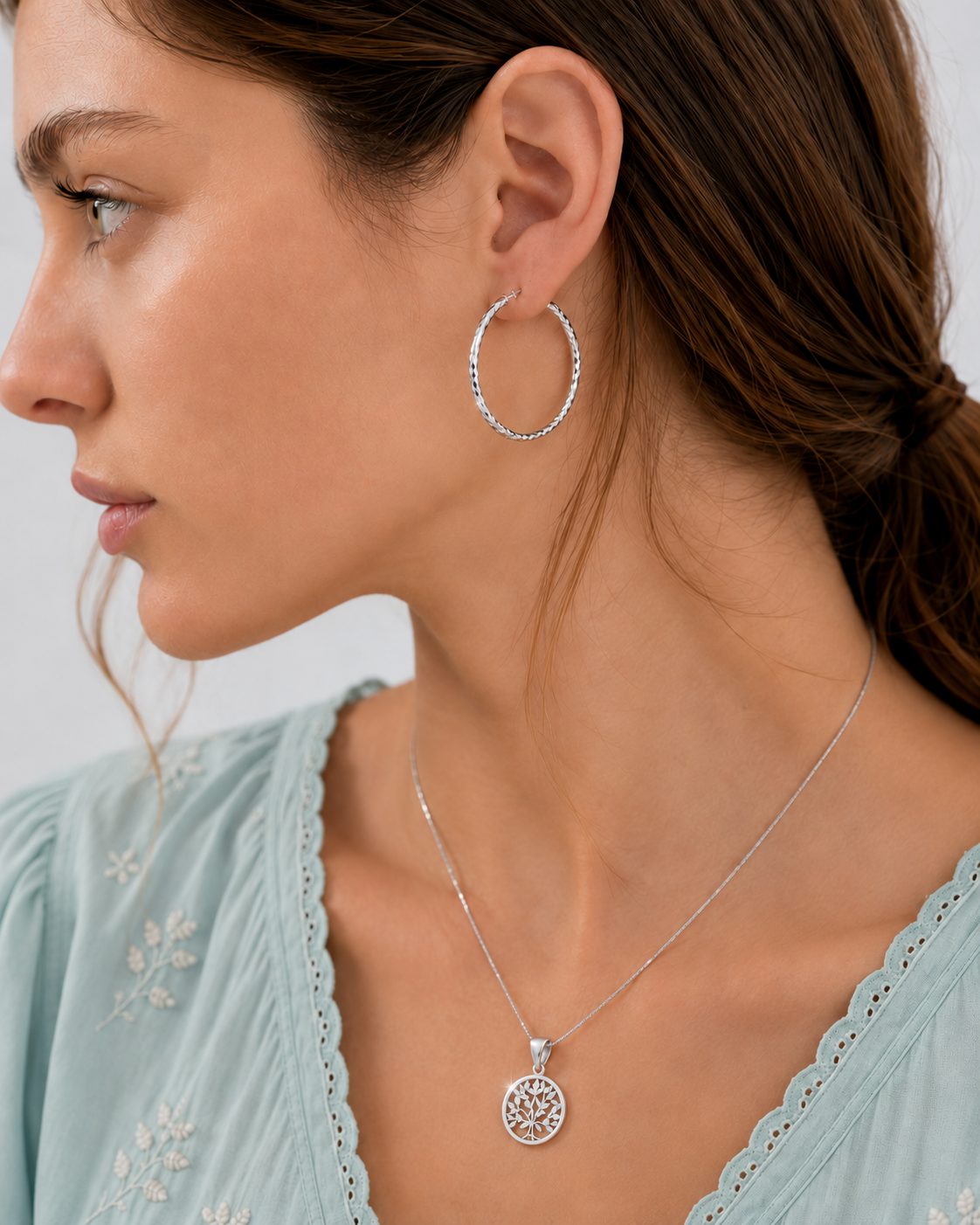 COLLAR MUJER ÁRBOL DE LA VIDA PLATA 925 - 2