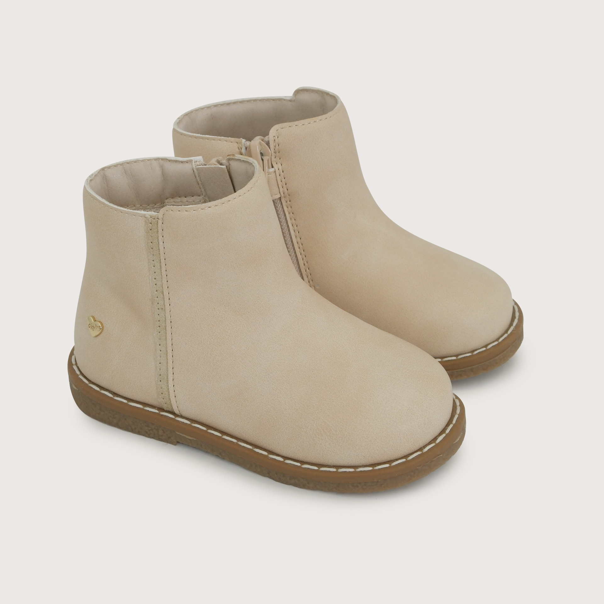 BOOTIE CASUAL OPALINE CAMINANTE NIÑA BEIGE - 6