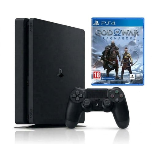 CONSOLA PLAYSTATION 4 SLIM 1TB REACONDICIONADA + GOD OF WAR RAGNAROK - 1