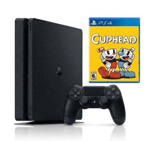 CONSOLA PLAYSTATION 4 SLIM 1TB REACONDICIONADA + CUPHEAD - 1