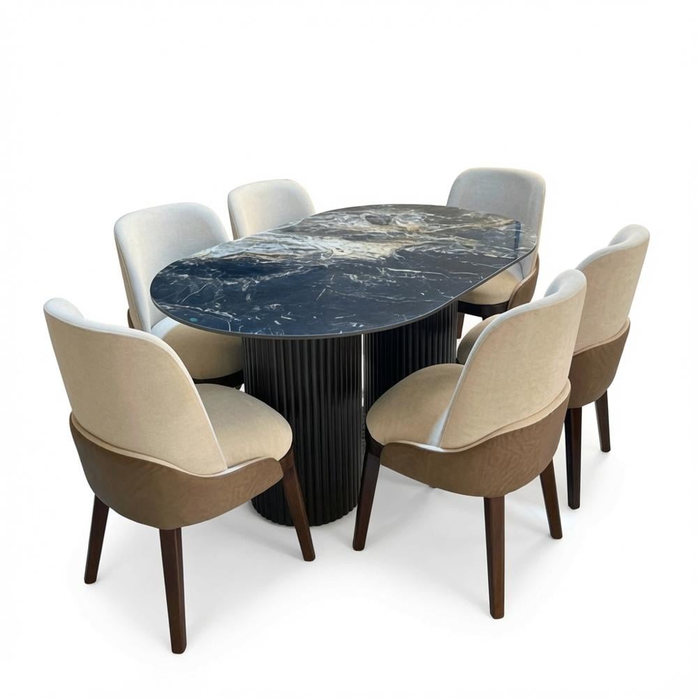 JUEGO DE COMEDOR VIENA 6 SILLAS DE MADERA TU MESITA - 2