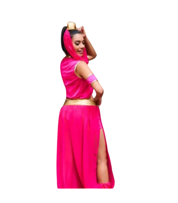 DISFRAZ MI BELLA GENIO GORRITO BRALET CHAQUETITA BRAZOS PANTALONES SET - 2