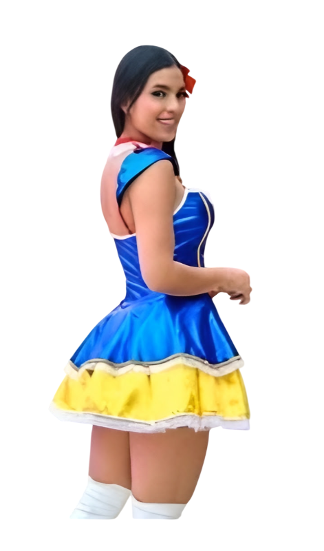 DISFRAZ BLANCA NIEVES SEXY HALLOWEEN VESTIDO - 2