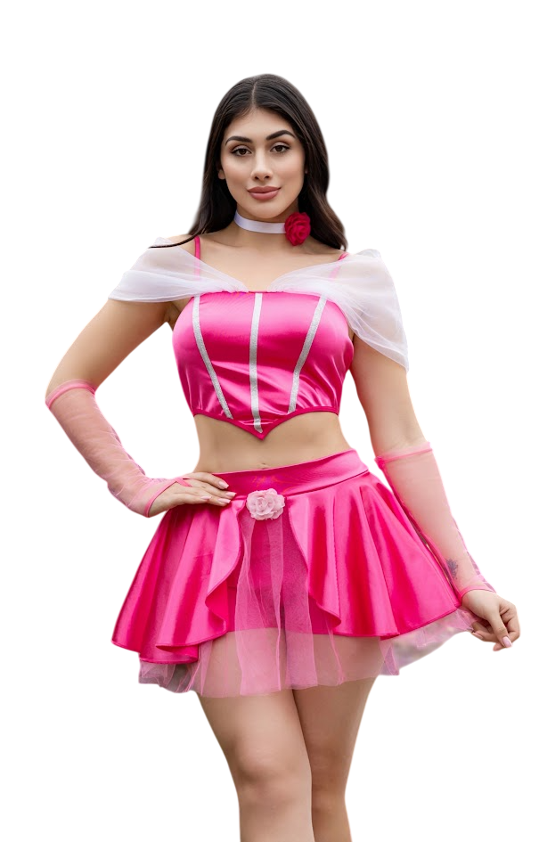 DISFRAZ PRINCESA AURORA SEXY HALLOWEEN TUTU - 1