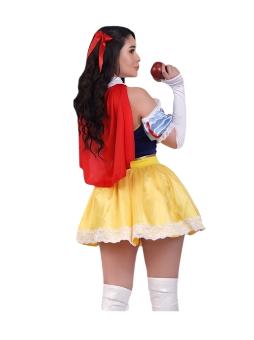 DISFRAZ BLANCA NIEVES SEXY HALLOWEEN VESTIDO - 2