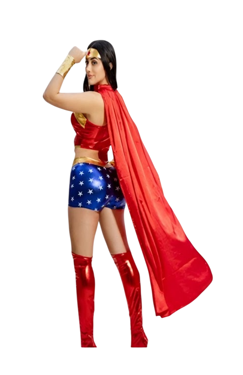 DISFRAZ HALLOWEEN MUJER MARAVILLA CLASICO CON ACCESORIOS WONDER WOMAN - 2