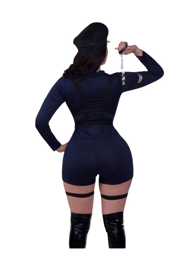 DISFRAZ POLICIA SEXY HALLOWEEN PORTALIGAS LIGUEROS ESPOSAS - 2
