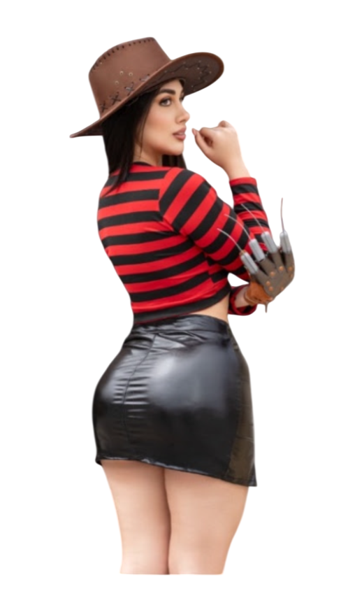 FREDDY MINI DISFRAZ FREDDY KRUEGER SEXY HALLOWEEN - 2