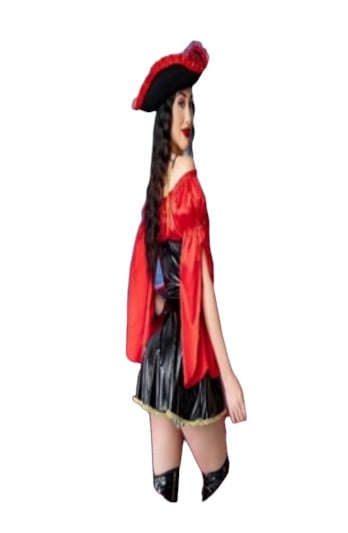 DISFRAZ DE PIRATA SEXY HALLOWEEN CON SOMBRERO - 2