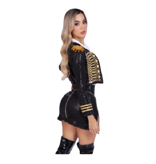 MICHAEL JACKSON DISFRAZ SEXY HALLOWEEN CASACA MINIFALDA - 2