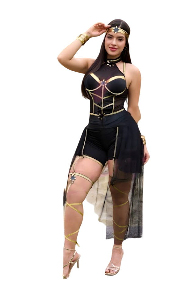 DIOSA GRIEGA DISFRAZ HALLOWEEN SEXY VESTIDO - 1
