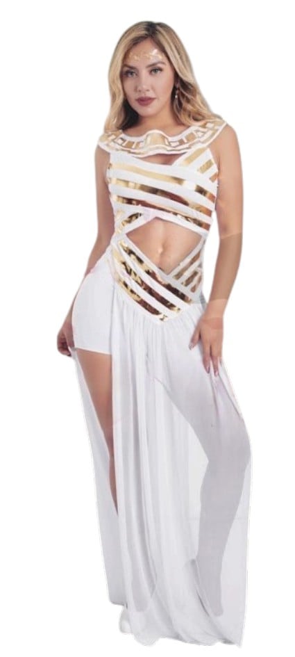 DISFRAZ DIOSA GRIEGA VESTIDO HALLOWEEN - 1