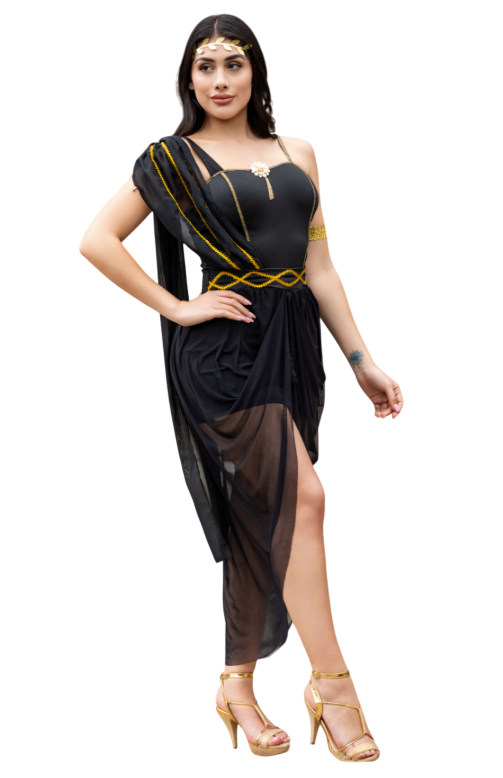 DISFRAZ DIOSA GRIEGA SEXY HALLOWEEN VESTIDO - 1