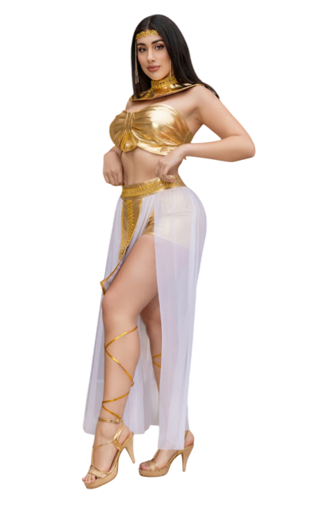 DISFRAZ DIOSA GRIEGA SEXY HALLOWEEN TOP FALDA - 1