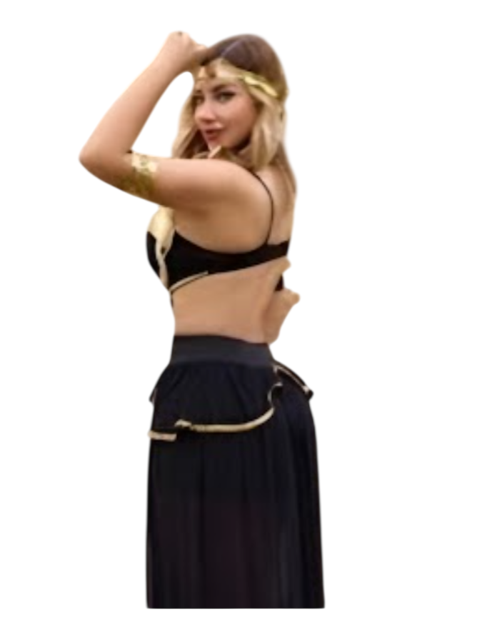 DISFRAZ DIOSA GRIEGA SEXY HALLOWEEN VESTIDO CON COPAS - 2