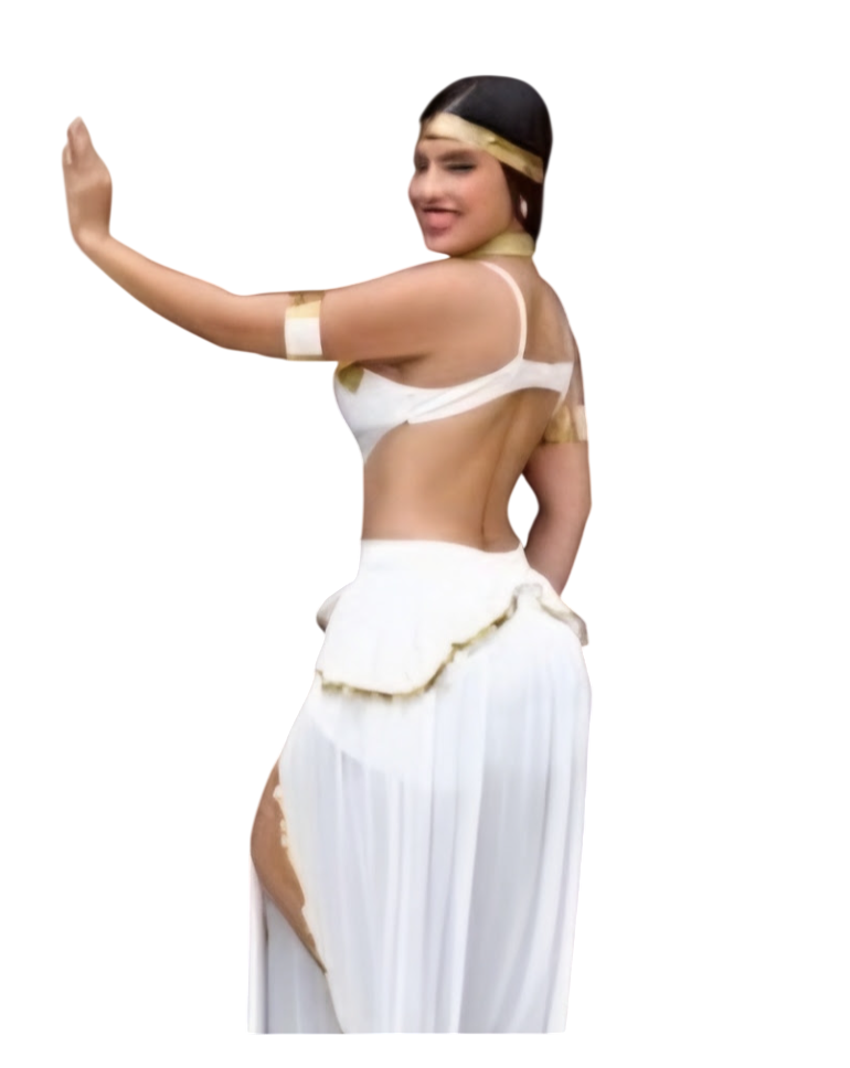 DISFRAZ DIOSA GRIEGA SEXY HALLOWEEN VESTIDO CON COPAS - 2