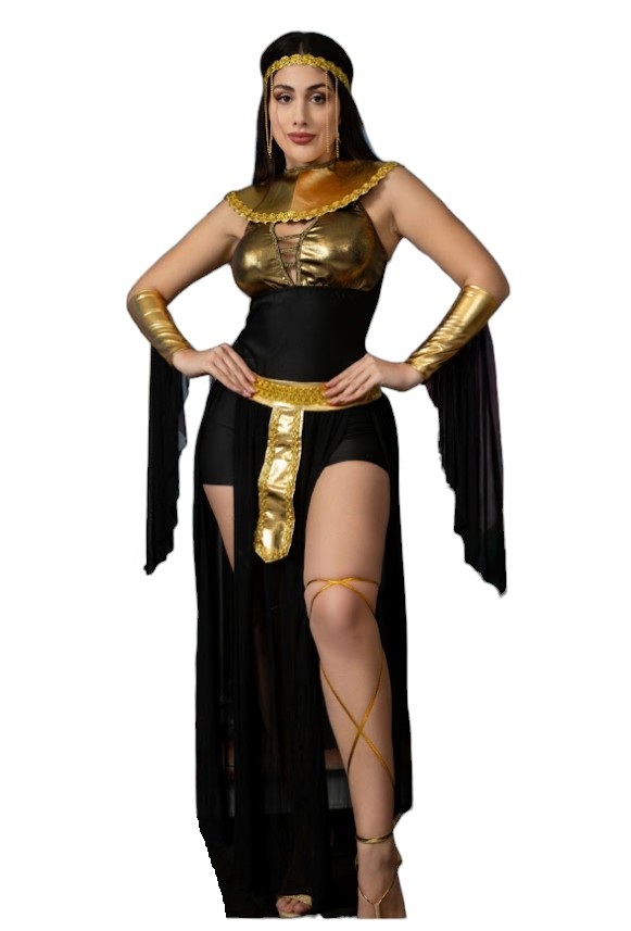 DISFRAZ DIOSA GRIEGA CLEOPATRA SEXY HALLOWEEN VESTIDO - 1