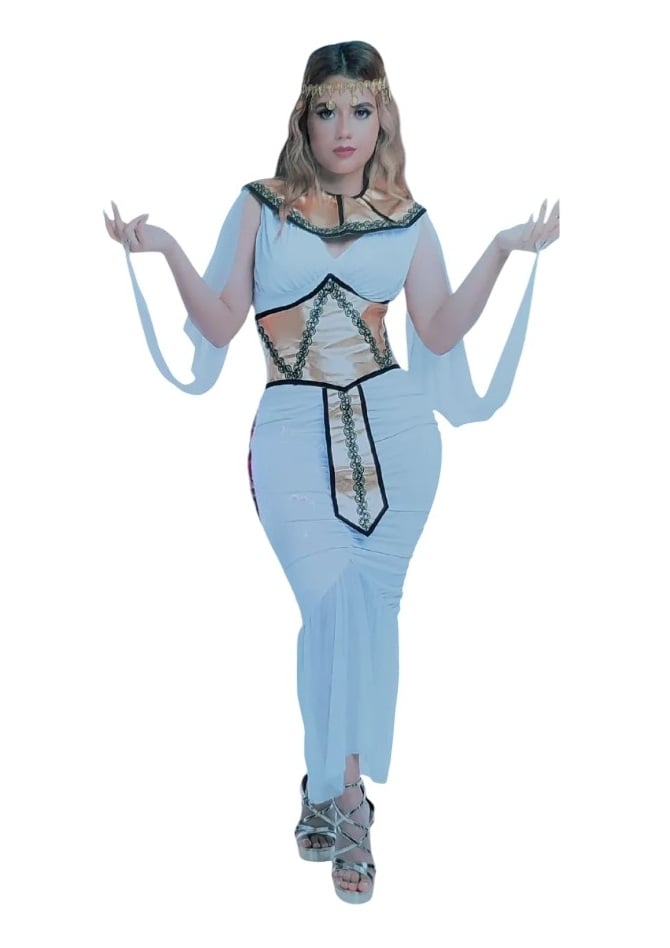 DISFRAZ DIOSA GRIEGA CLEOPATRA SEXY HALLOWEEN VESTIDO - 1