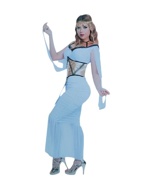 DISFRAZ DIOSA GRIEGA CLEOPATRA SEXY HALLOWEEN VESTIDO - 2