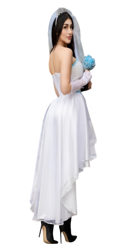 DISFRAZ DE EMILI EL CADAVER DE LA NOVIA SEXY HALLOWEEN CORSET - 2