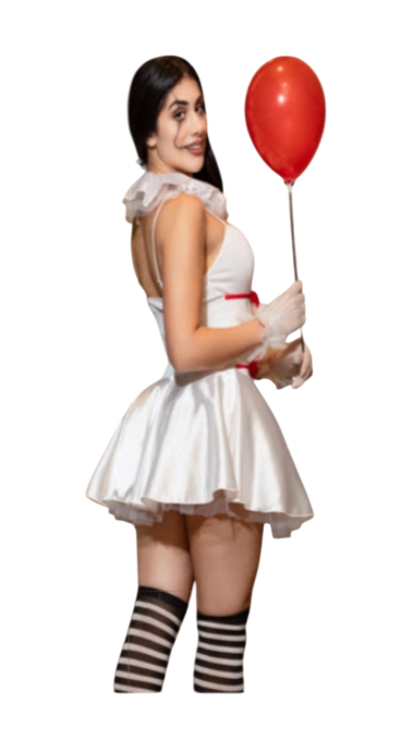 DISFRAZ PAYASITA IT SEXY HALLOWEEN VESTIDO PENNYWISE - 2