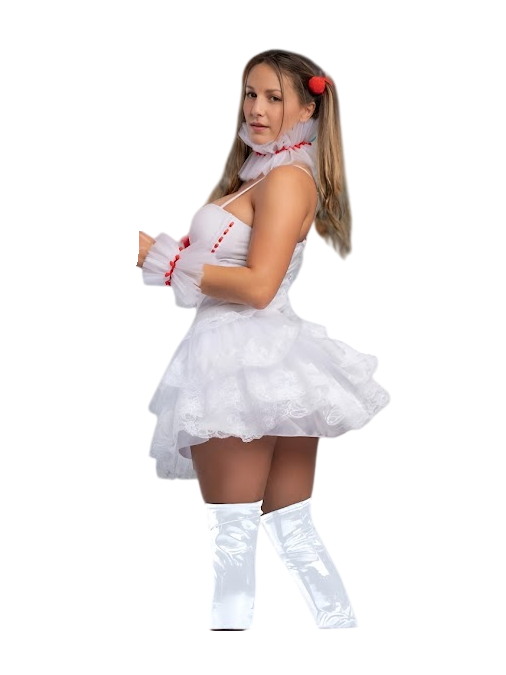DISFRAZ PAYASITA IT SEXY HALLOWEEN TUTU ESTILO CORSET PENNYWISE - 2