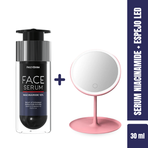 FREZYDERM SERUM NIACINAMIDE 10% + ESPEJO LED - 1