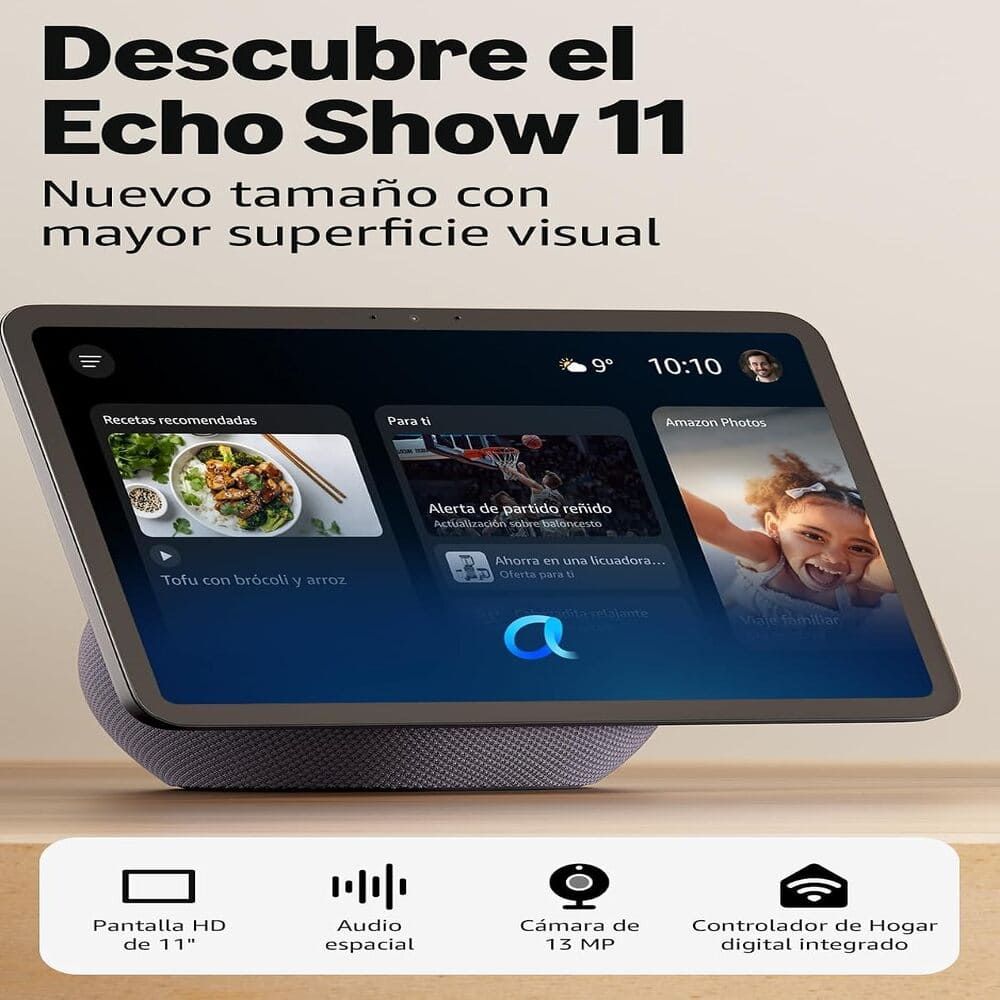 ECHO SHOW 11 MODELO 2025 COLOR GRAFITO - 2