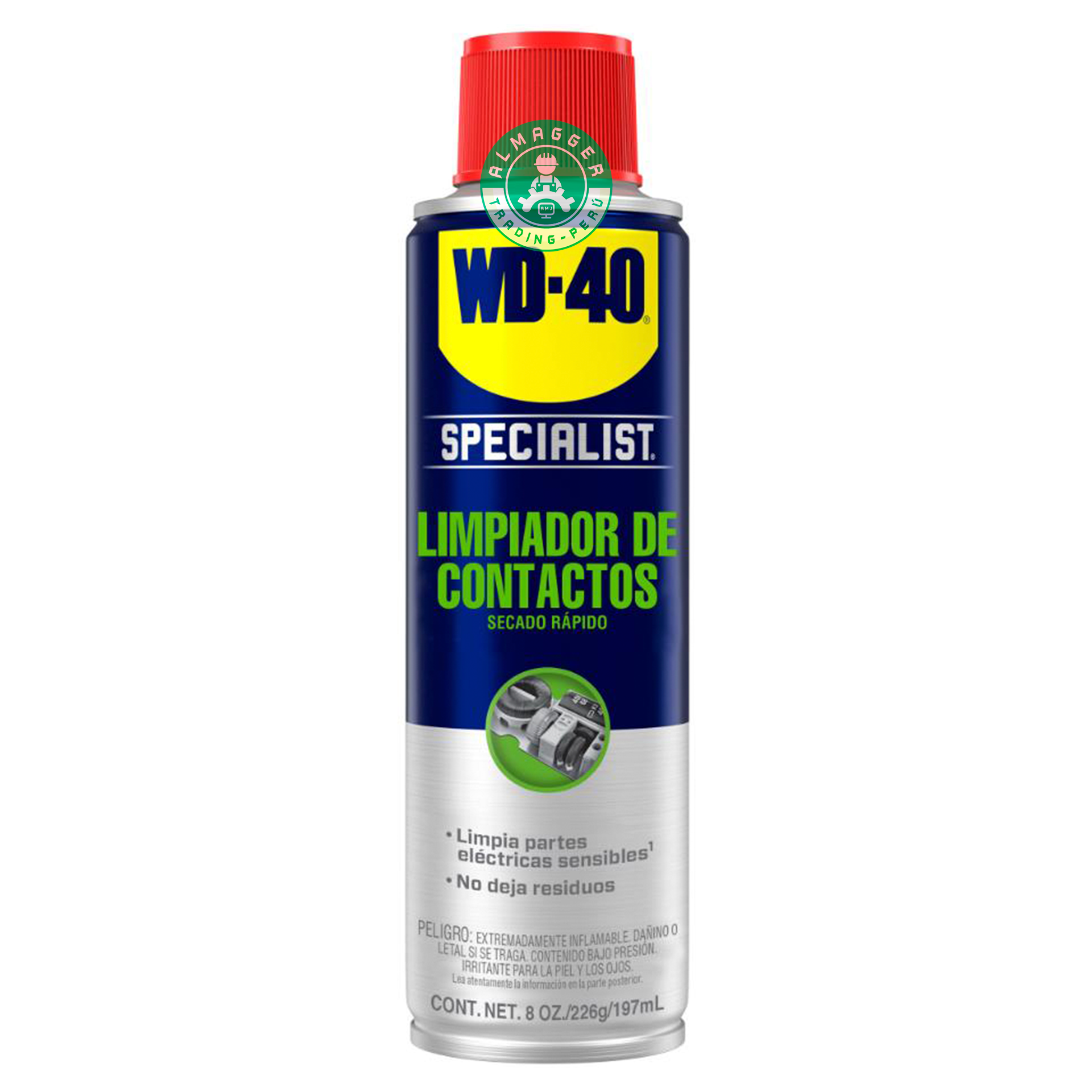 WD40 LIMPIADOR DE CONTACTOS 8 OZ - 226GR. / 309ML. - 1