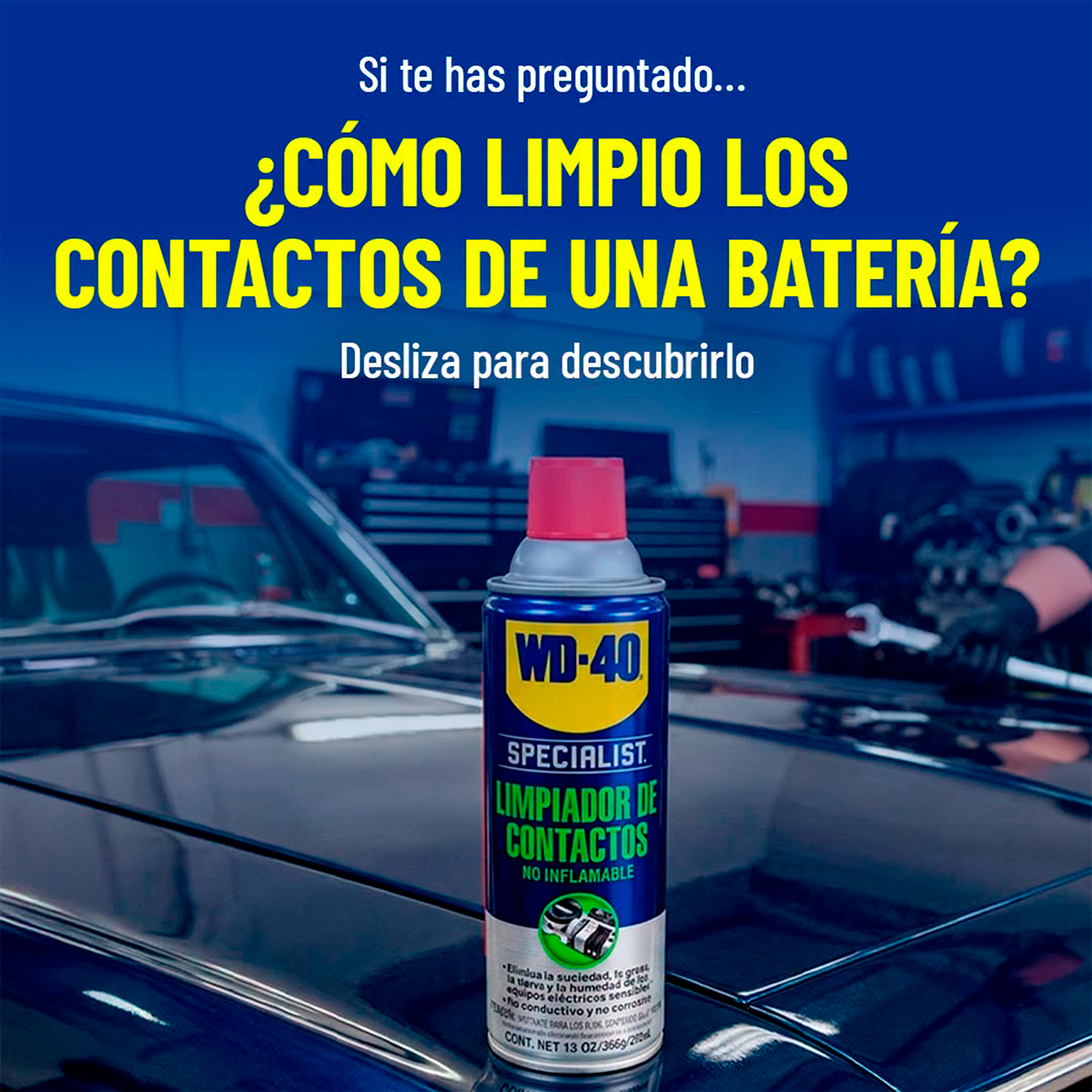 WD40 LIMPIADOR DE CONTACTOS 8 OZ - 226GR. / 309ML. - 2
