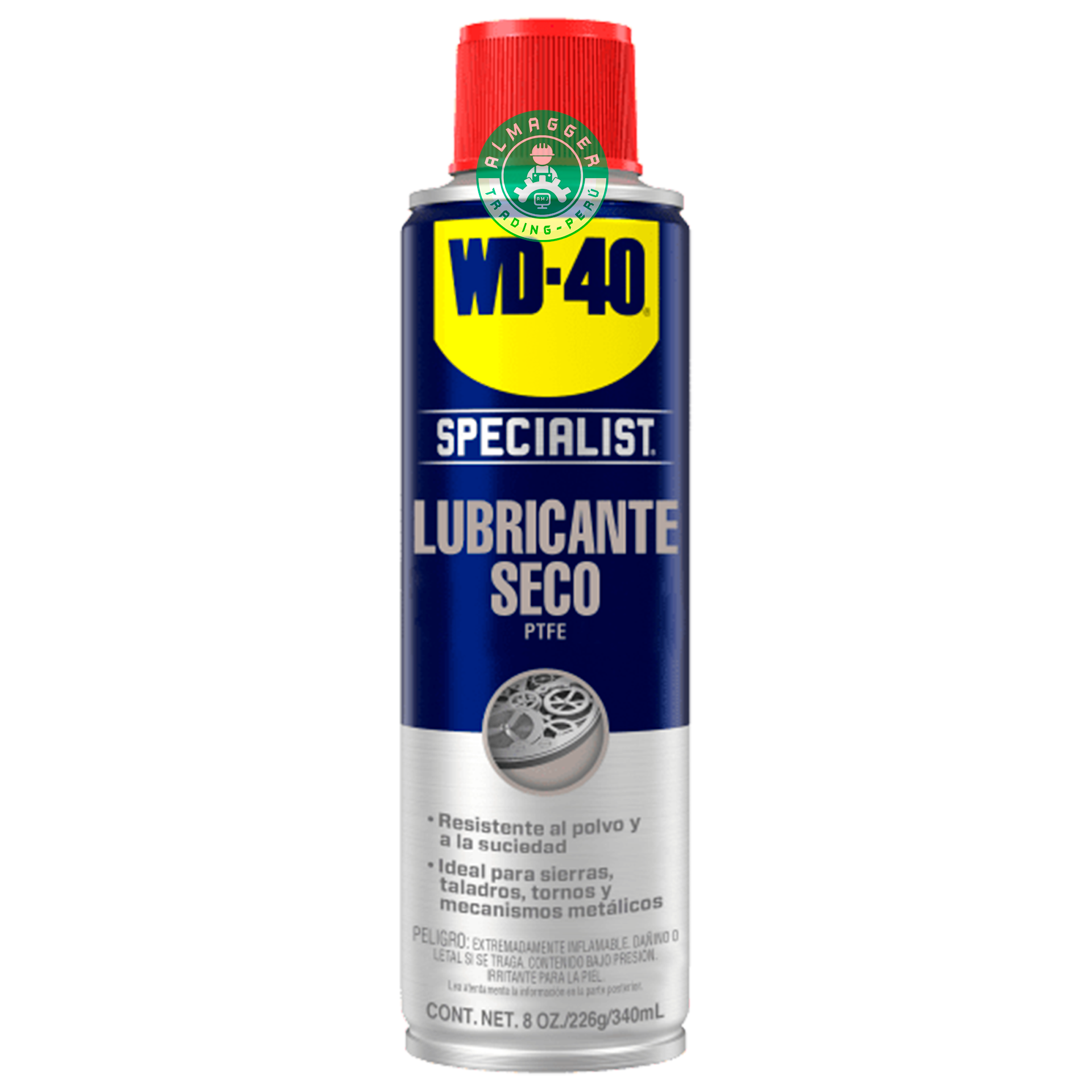 WD40 LUBRICANTE SECO PTFE 8 OZ - 226GR. / 309ML. - 1