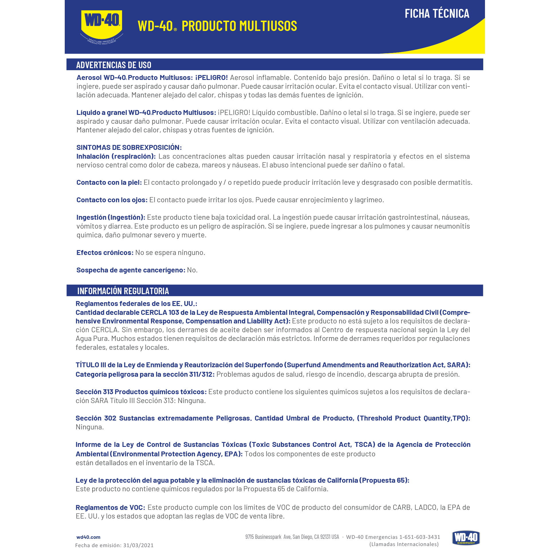WD40 LUBRICANTE MULTIUSOS 11 OZ - 311GR. - AFLOJA TODO - 5