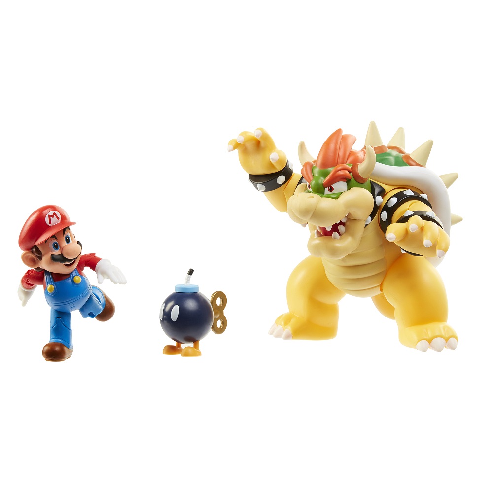 SET JAKKS PACIFIC BATALLA DE LAVA DE BOWSER VS MARIO BROS - 2
