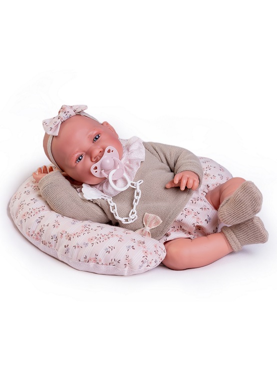 MUÑECA ANTONIO JUAN RECIEN NACIDA COIJN DE LACTANCIA 42 CM - 1