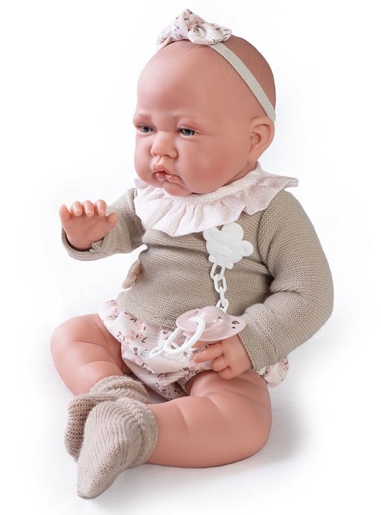 MUÑECA ANTONIO JUAN RECIEN NACIDA COIJN DE LACTANCIA 42 CM - 5