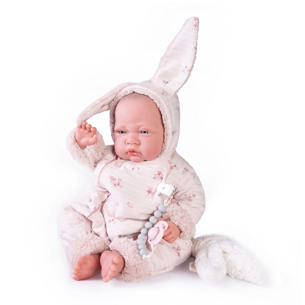 MUÑECA ANTONIO JUAN SWEET REBORN CERTIFICADA CONEJITO 42 CM - 2