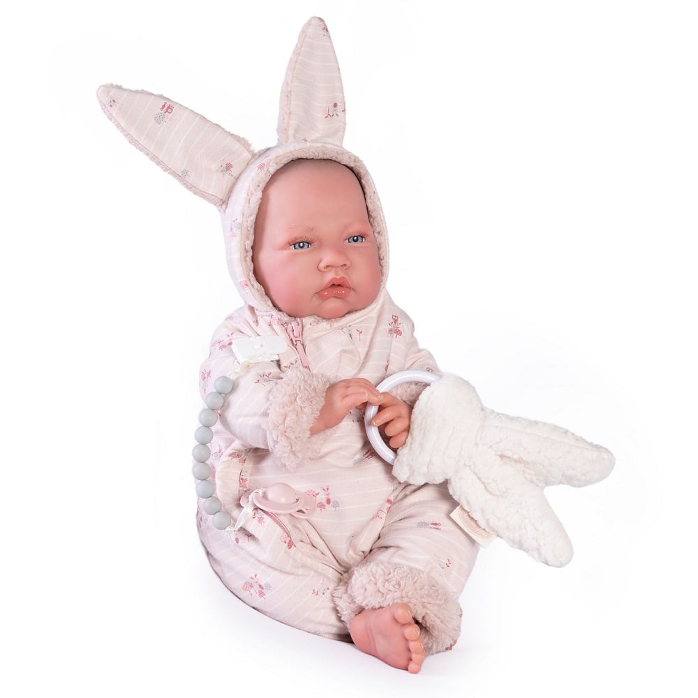 MUÑECA ANTONIO JUAN SWEET REBORN CERTIFICADA CONEJITO 42 CM - 3