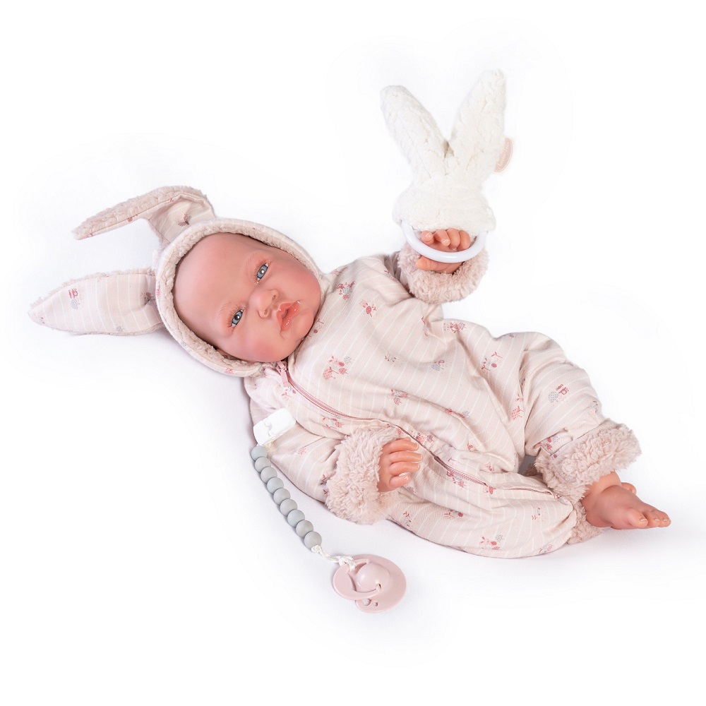 MUÑECA ANTONIO JUAN SWEET REBORN CERTIFICADA CONEJITO 42 CM - 4